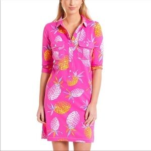 Persifor pink pineapple Winpenny dress sz xs